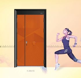 铝木装甲潮系户门系列潮流子母